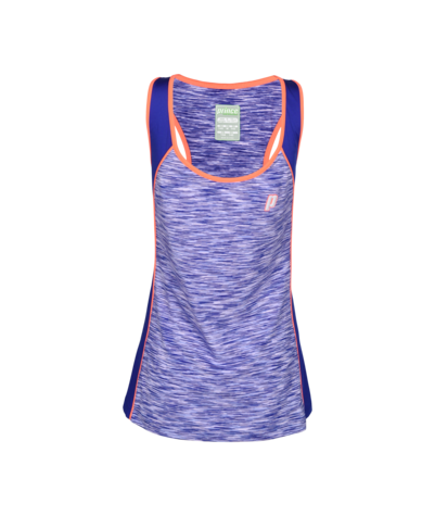 Prince Womens Space Dye Racer Vest Top - Coral - main image